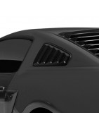 Rear Window Louvers and Quarter Window Scoops